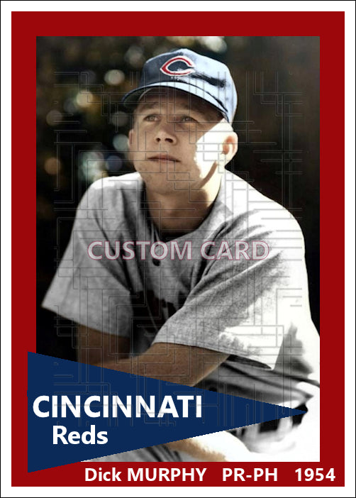 Dick Murphy - 1954 Cincinnati Reds - choose a size & style