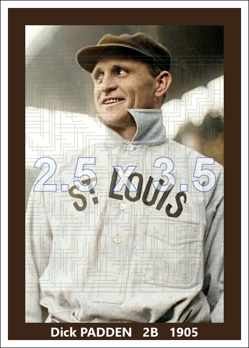 Dick Padden - 1905 St. Louis Browns - choose a size & style