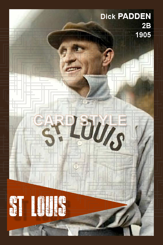 Dick Padden - 1905 St. Louis Browns - choose a size & style