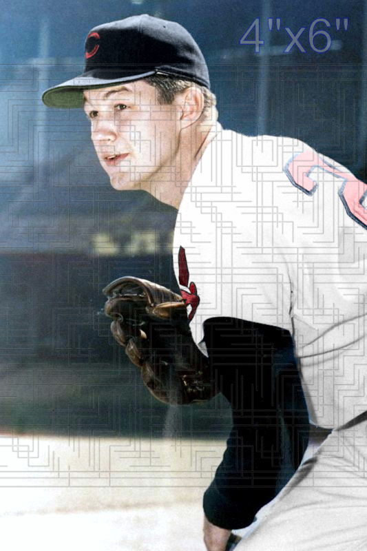Dick Rozek - 1951 Cleveland Indians - choose a size & style