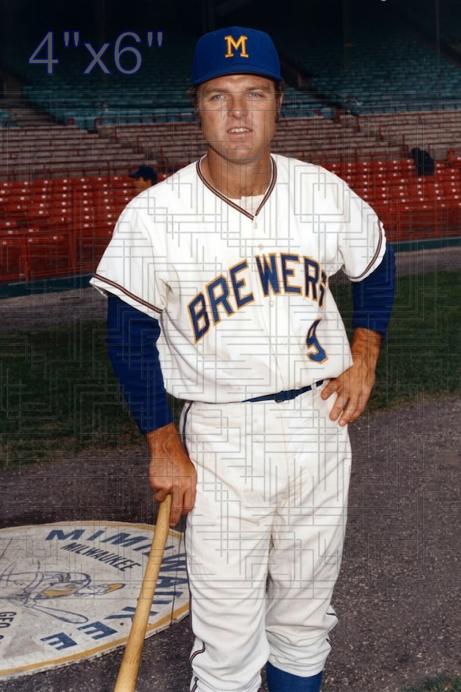 Dick Schofield - 1971 Milwaukee Brewers - choose a size & style
