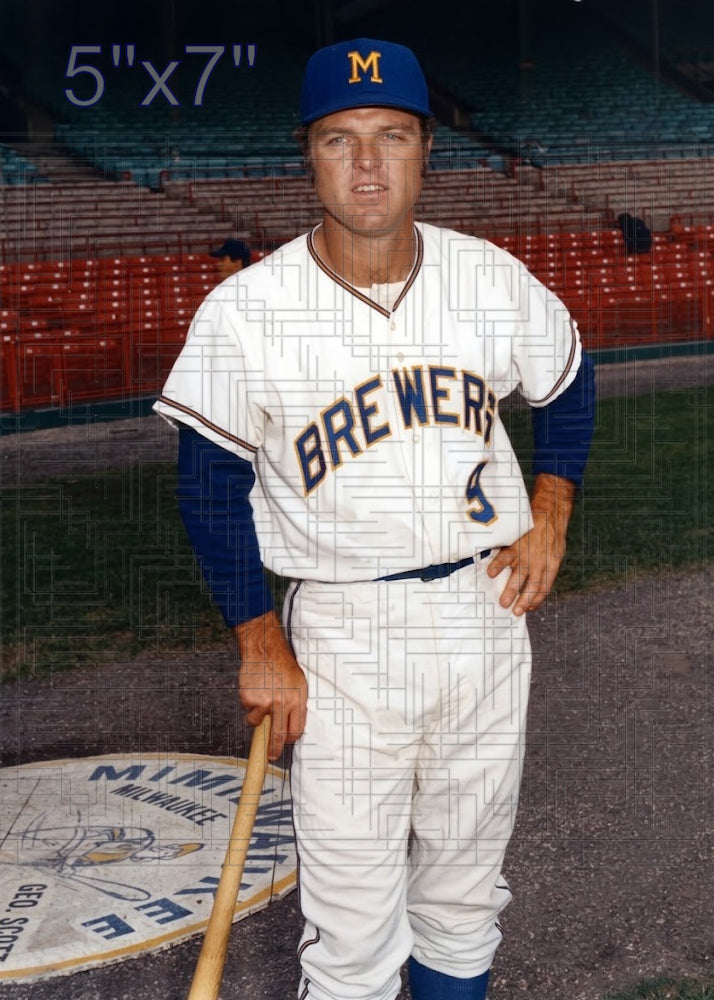Dick Schofield - 1971 Milwaukee Brewers - choose a size & style