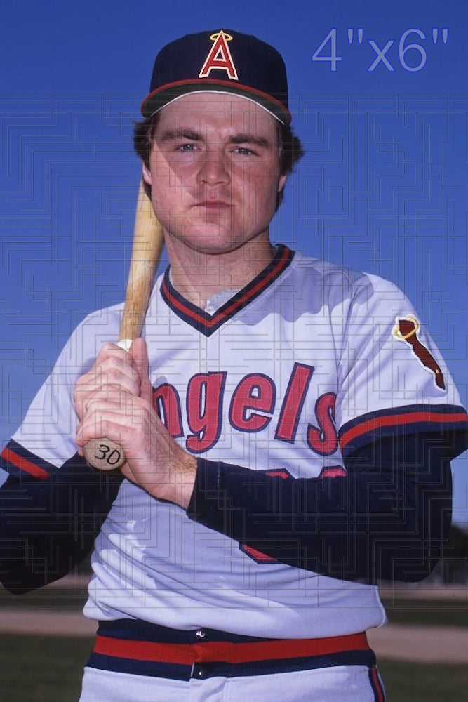 Dick Schofield - 1984 California Angels - choose a size & style