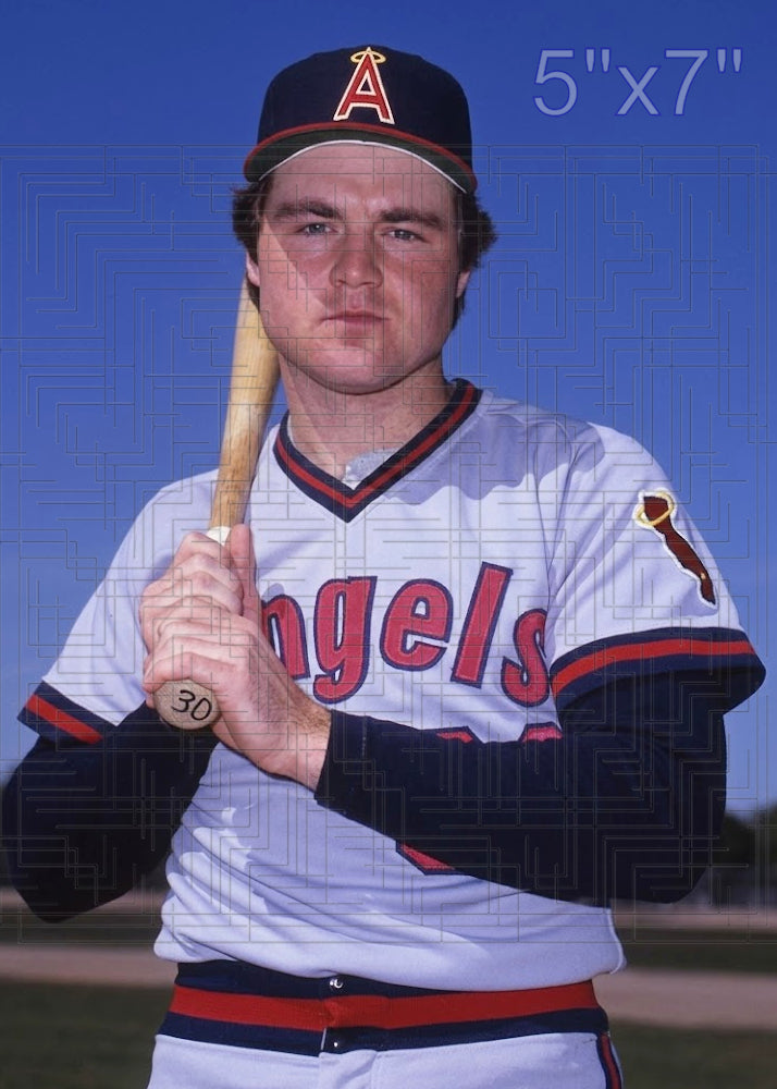 Dick Schofield - 1984 California Angels - choose a size & style