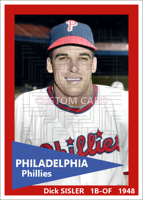 Dick Sisler - 1948 Philadelphia Phillies - choose a size & style