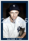 Dick Starr - 1947 New York Yankees - choose a size & style