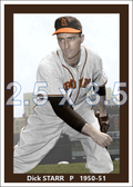 Dick Starr - 1950-51 St. Louis Browns - choose a size & style