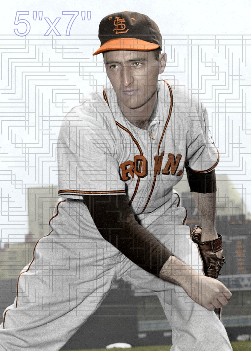 Dick Starr - 1950-51 St. Louis Browns - choose a size & style