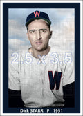 Dick Starr - 1951 Washington Senators - choose a size & style