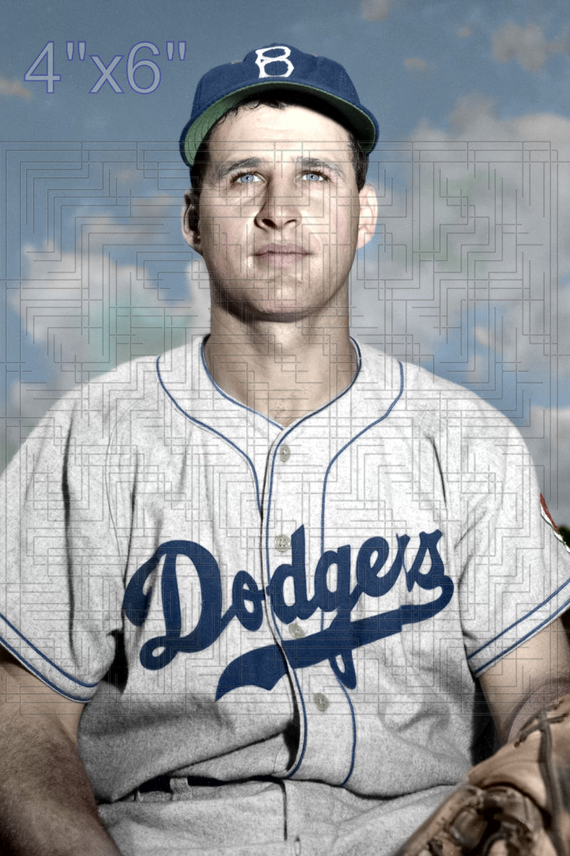 Dick Teed - 1953 Brooklyn Dodgers - choose a size & style