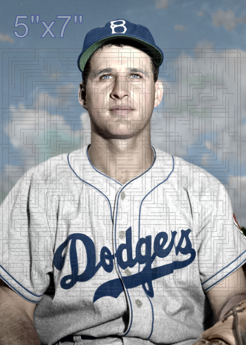 Dick Teed - 1953 Brooklyn Dodgers - choose a size & style