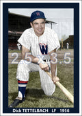 Dick Tettelbach - 1956 Washington Senators - choose a size & style