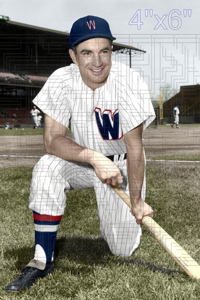 Dick Tettelbach - 1956 Washington Senators - choose a size & style