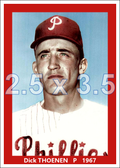 Dick Thoenen - 1967 Philadelphia Phillies - choose a size & style