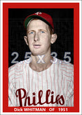 Dick Whitman - 1951 Philadelphia Phillies - choose a size & style