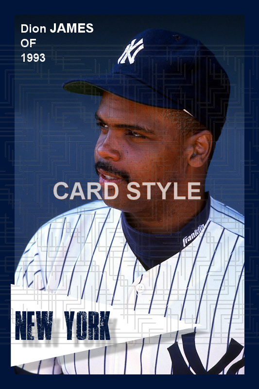 Dion James - 1993 New York Yankees - choose a size & style