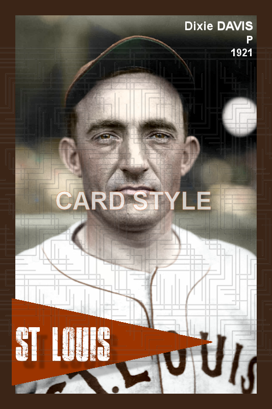 Dixie Davis - 1925 St. Louis Browns - choose a size & style