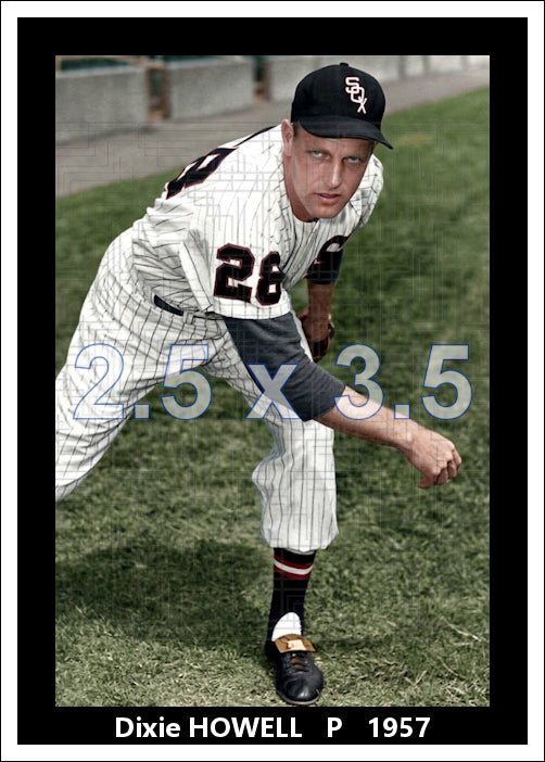 Dixie Howell - 1957 Chicago White Sox - choose a size & style