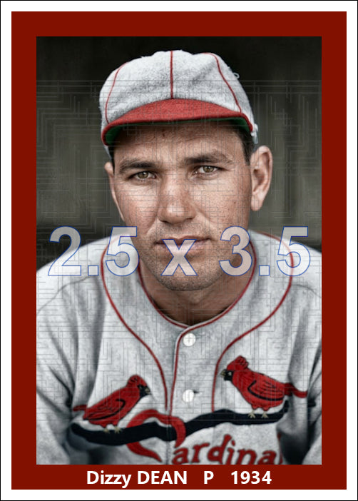 Dizzy Dean - 1934 St. Louis Cardinals - choose a size & style