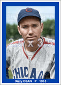 Dizzy Dean - 1938 Chicago Cubs - choose a size & style