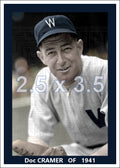 Doc Cramer - 1941 Washington Senators - choose a size & style