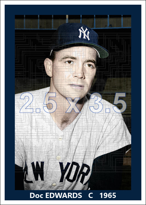 Doc Edwards - 1965 New York Yankees - choose a size & style
