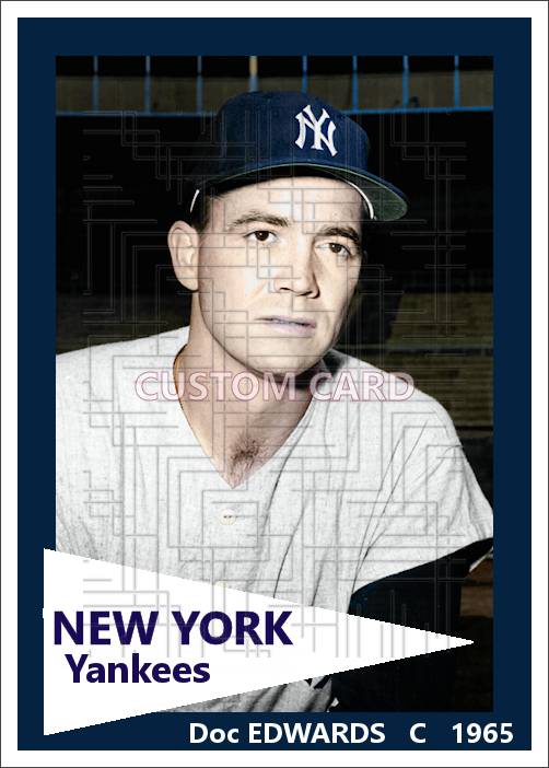 Doc Edwards - 1965 New York Yankees - choose a size & style