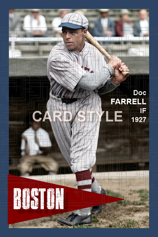 Doc Farrell - 1927 Boston Braves - choose a size & style