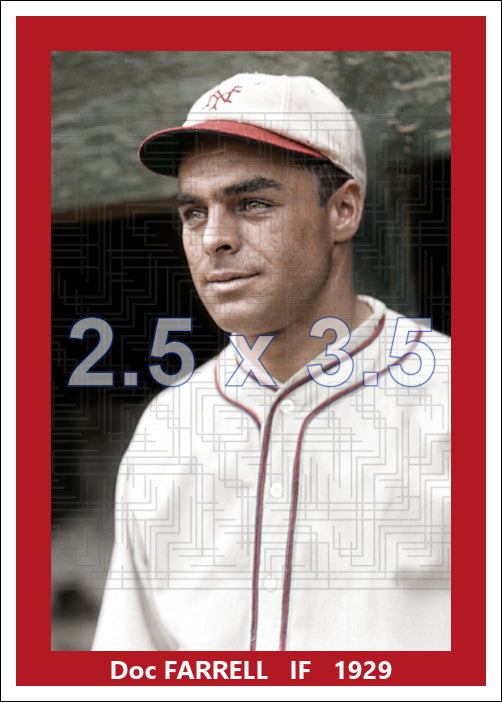 Doc Farrell - 1929 New York Giants - choose a size & style
