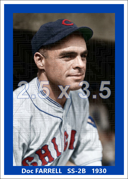 Doc Farrell - 1930 Chicago Cubs - choose a size & style
