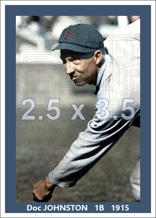 Doc Johnston - 1915 Pittsburgh Pirates - choose a size & style
