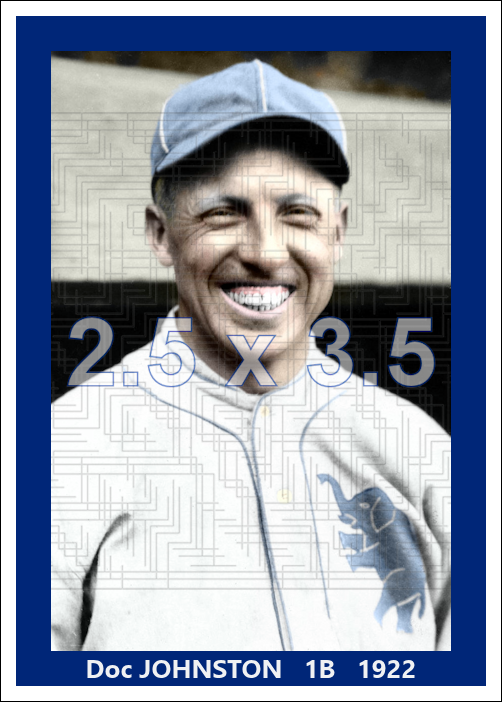 Doc Johnston - 1922 Philadelphia Athletics - choose a size & style