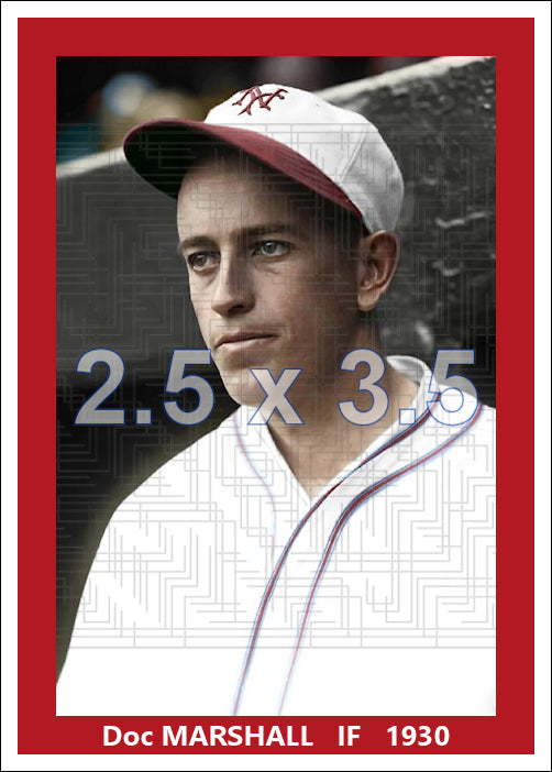 Doc Marshall - 1930 New York Giants - choose a size & style