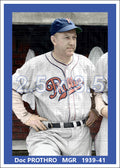 Doc Prothro - 1939-41 Philadelphia Phillies - choose a size & style