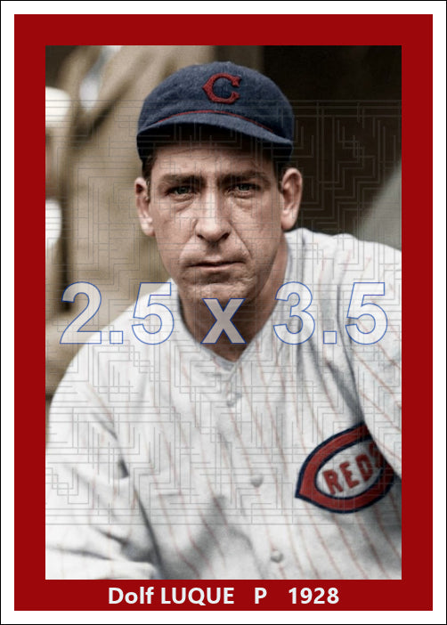 Dolf Luque - 1928 Cincinnati Reds - choose a size & style