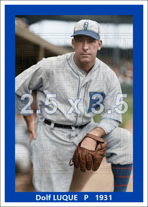 Dolf Luque - 1931 Brooklyn Robins - choose a size & style