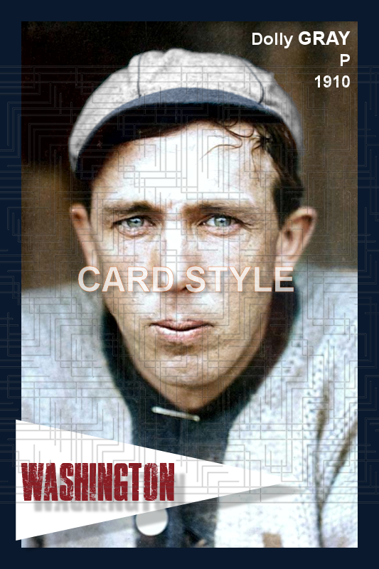 Dolly Gray - 1910 Washington Senators - choose a size & style
