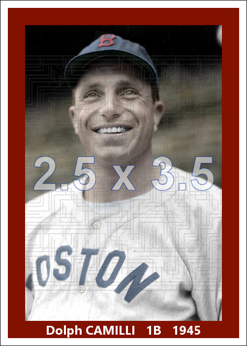 Dolph Camilli - 1945 Boston Red Sox - choose a size & style