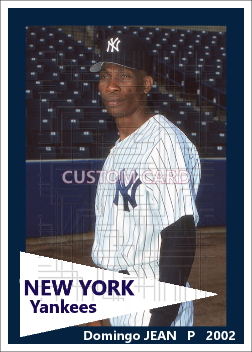 Domingo Jean - 2002 New York Yankees - choose a size & style