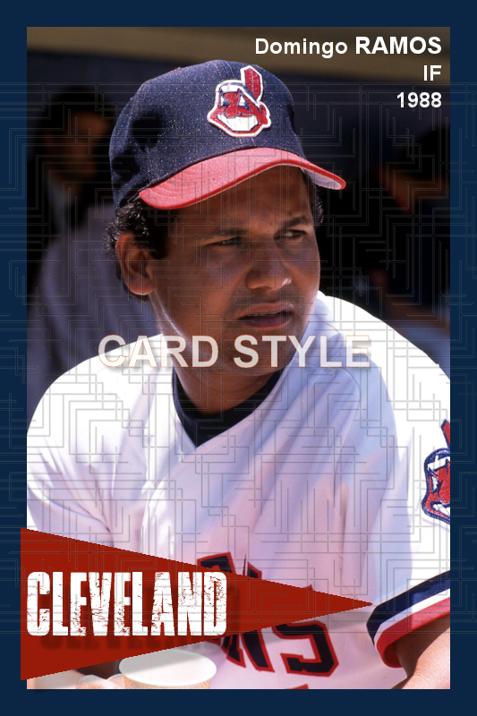 Domingo Ramos - 1988 Cleveland Indians - choose a size & style