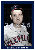 Don Black - 1946-48 Cleveland Indians - choose a size & style