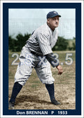 Don Brennan - 1933 New York Yankees - choose a size & style