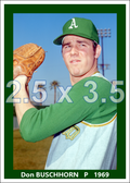 Don Buschhorn - 1969 Oakland Athletics - choose a size & style