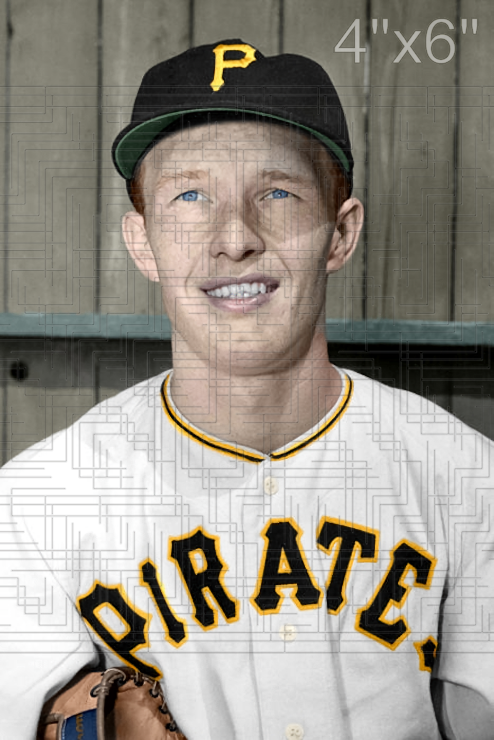 Don Carlsen - 1952 Pittsburgh Pirates - choose a size & style