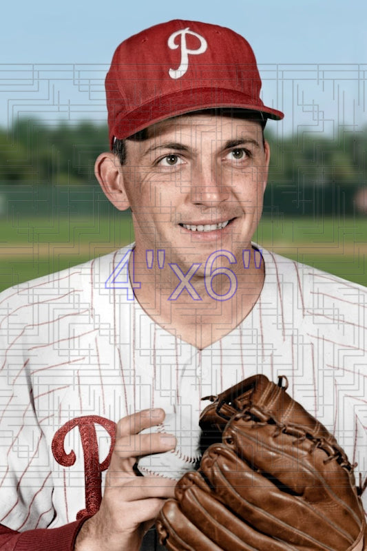 Don Erickson - 1958 Philadelphia Phillies - choose a size & style