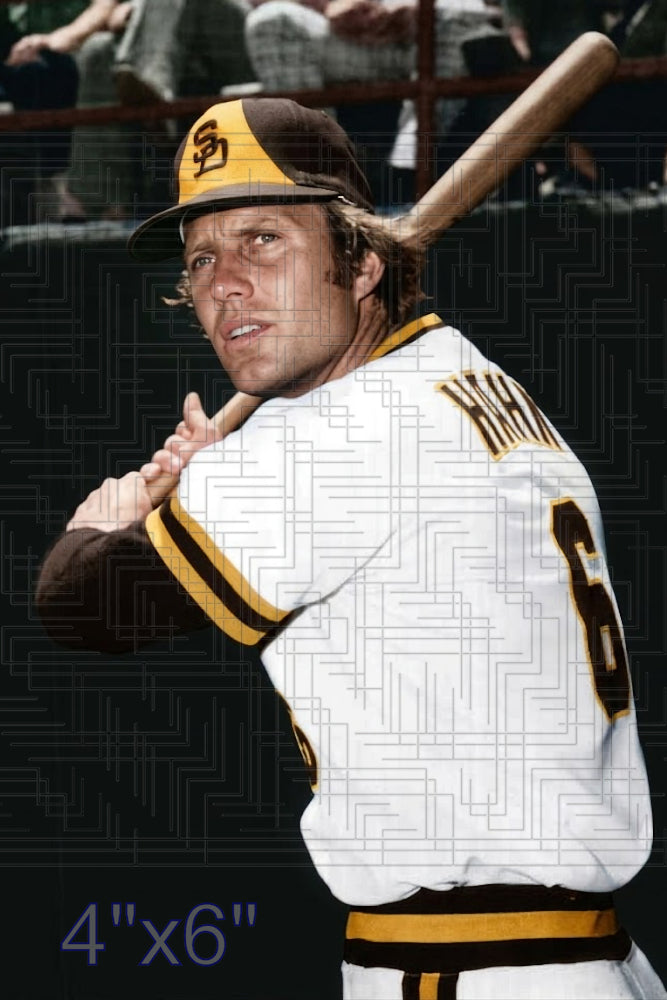 Don Hahn - 1975 San Diego Padres - choose a size & style