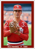 Don Heinkel - 1989 St. Louis Cardinals - choose a size & style