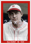 Don Hurst - 1929 Philadelphia Phillies - choose a size & style