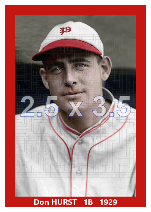 Don Hurst - 1929 Philadelphia Phillies - choose a size & style