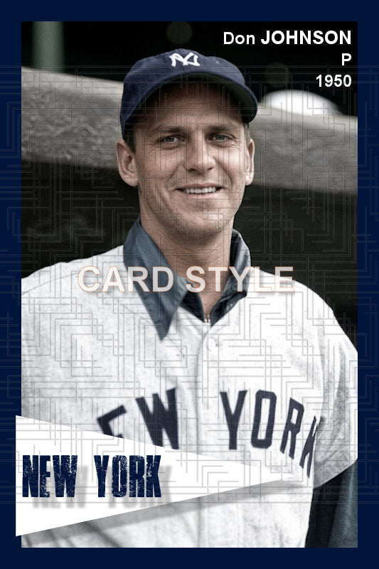 Don Johnson - 1950 New York Yankees - choose a size & style